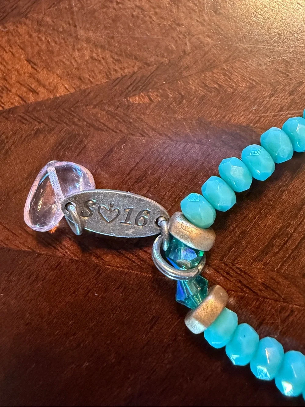 Sabika Turquoise Beaded Stretch Bracelet